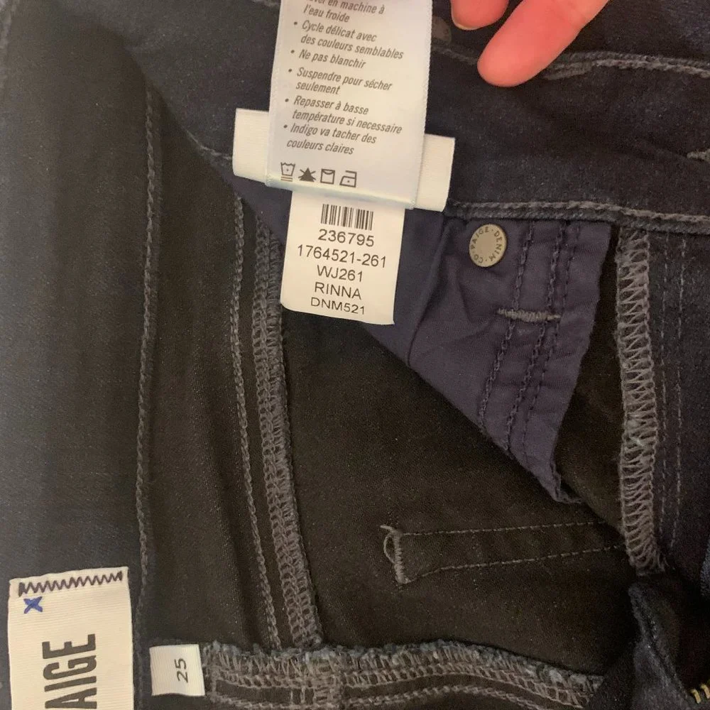 NWOT Paige Verdugo Skinny Ankle Jeans in Size 25 - Picture 6 of 7